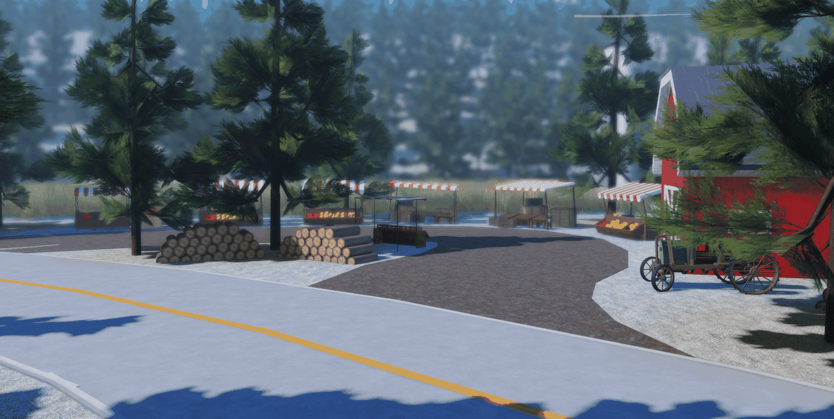 Lakeside Town Map | Snow Edition