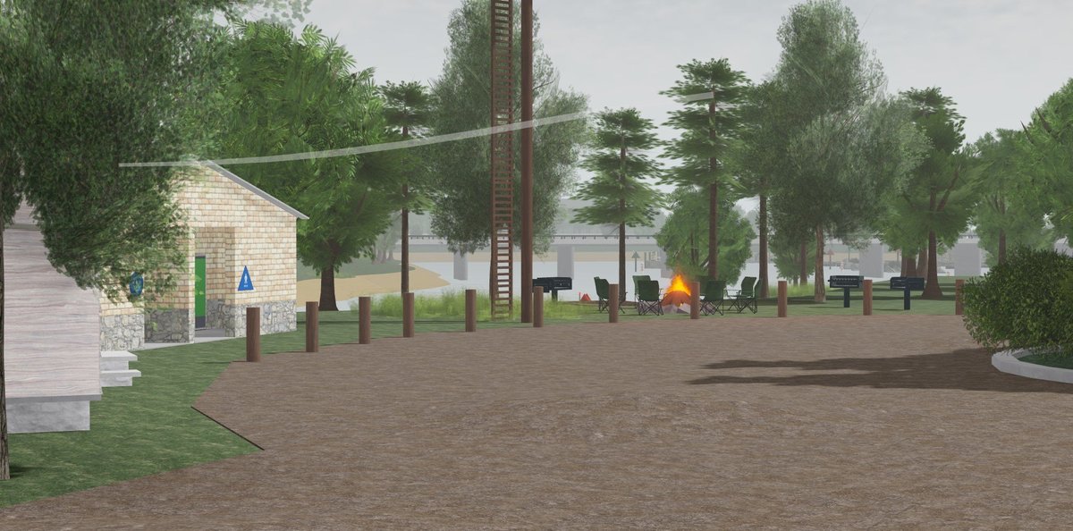 Lakeside Town Map Summer