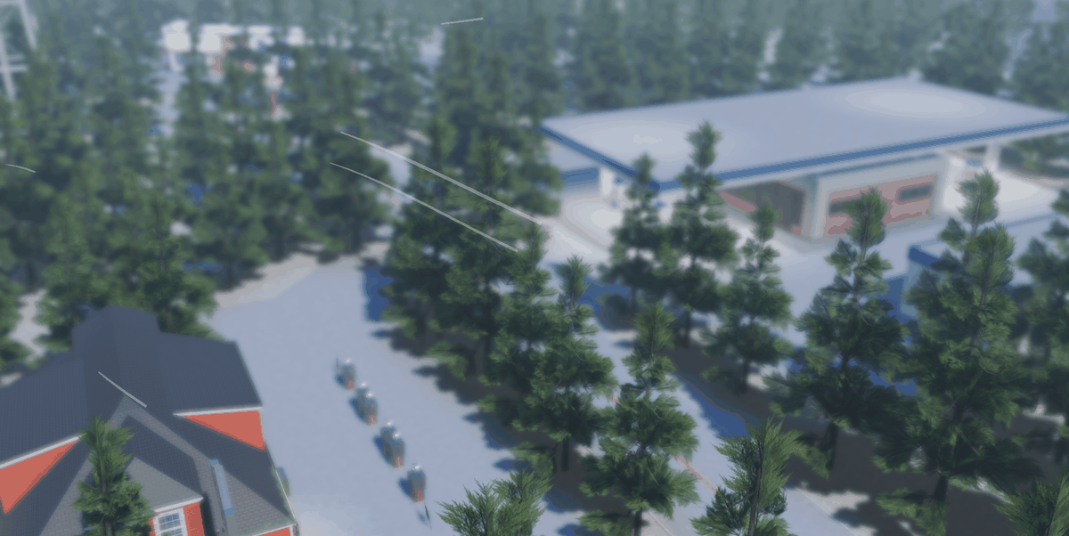 Lakeside Town Map | Snow Edition