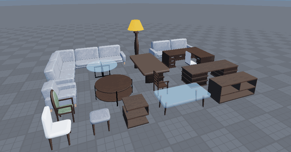 Detailed Furniture Pack