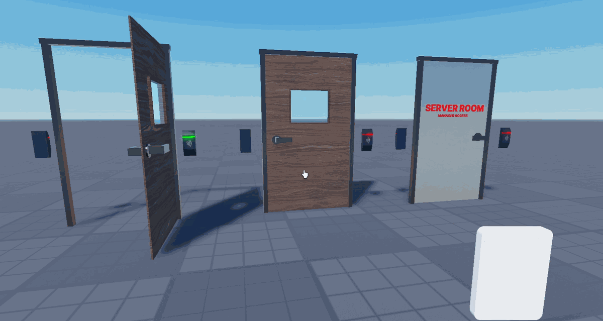 Advanced Keycard Door System