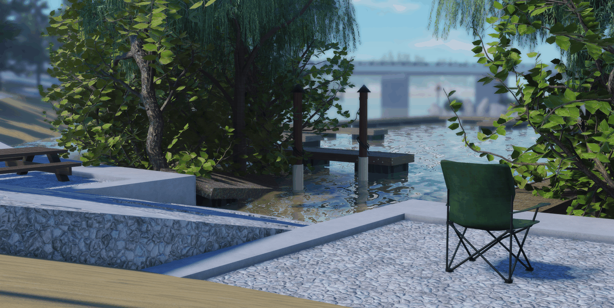 Lakeside Town Map | Snow Edition