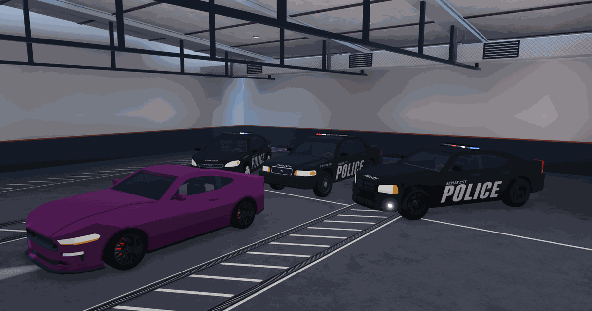 CSG Blocky Police Car Pack